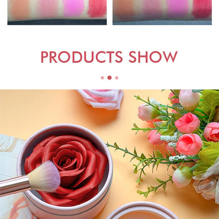 Single Color Matte Petal Blush Palette Highgloss Contouring Cream Contour Makeup Rouge for Women Beauty Cosmetics Makeup Palette
