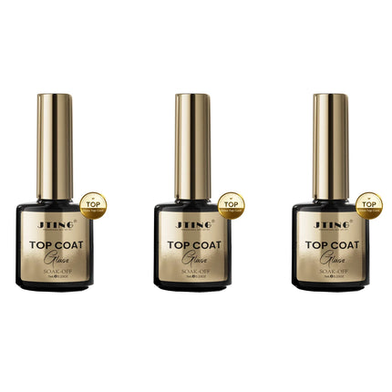 JTING 1/3/5pc 7ml Clear Base Top Coat Gel Polish Uv Semi Permanent Nail Polish  Long Lasting Glass Top Coat  Base Coat
