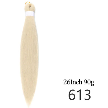 Pre-stretched long braided hair 26-inch crochet braided hair synthetic African Ombre giant Xpression braided hair