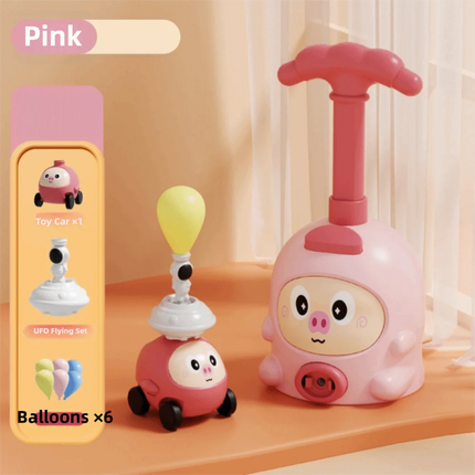 Inertial Air Power Air Power Balloon Car Aerodynamic Flying Children Gits Aerodynamic Flying Toy Rocket Balloon Launcher
