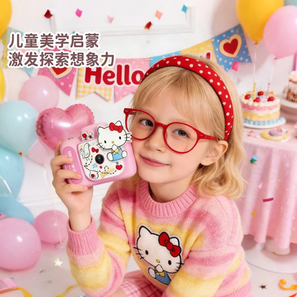 Hello Kitty Children's Camera Can Take Photos and Videos, Girls' Toys, Sanrio Camera, Birthday Gift