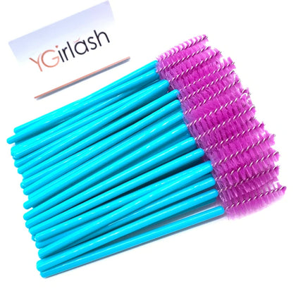 50/10 PCS/Pack Disposable Eyelash Swab Mini Individual Lash Applicators Mascara Brush Eyelashes Extension For Maquillaje Makeup