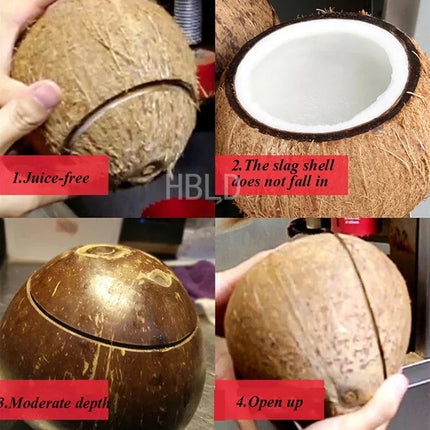 Electric Portable Multifunctional Coconut Cutting Machine Hotel Lid Opener Tool for Kitchen And Food Service