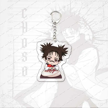JJK nime Figure Choso Keychain Bag Charms Accessories Choso Chibi Acrylic  Keyrings Pendant Fans Friends Gifts
