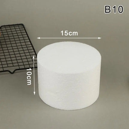 4/6/8/10 Inch Cake Foam Mould PS Foam Flower Decor Cake Dummy Practice Sugarcraft Model Lightweight DIY Decorations