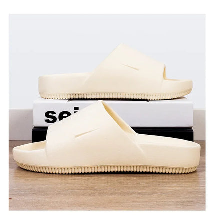 2024 New Ultra Soft Casual Sports Wear-Resistant Outdoor Elevated Slipper Sandals Couple Model Slippers For Women