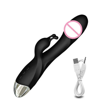 Powerful Rabbit G Spot Vibrator for Women Clit Stimulator Vagina Nipple Massage Female Masturbator Dildo Silent Adults Sex Toy