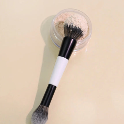 Double Head Makeup Brushes 2 In 1 Flat Angled Foundation Concealer Contour for Blending Loose Powder Liquid Cream Cosmetic Tools