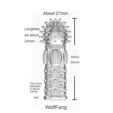 G Point Stimulation Finger Sleeves Clitoris Massage Sex Toys For Women Penis Rings Sex Delay Couples Games Delay Reusable Condom