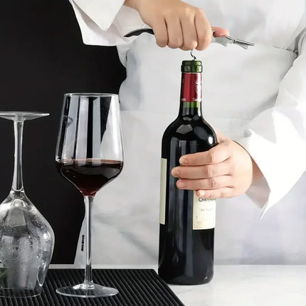 1pc Premium Stainless Steel Wine Bottle Opener Multi-Functional Bottle Openers Wine Cork Screw Corkscrew Beer Cap Remover Bar