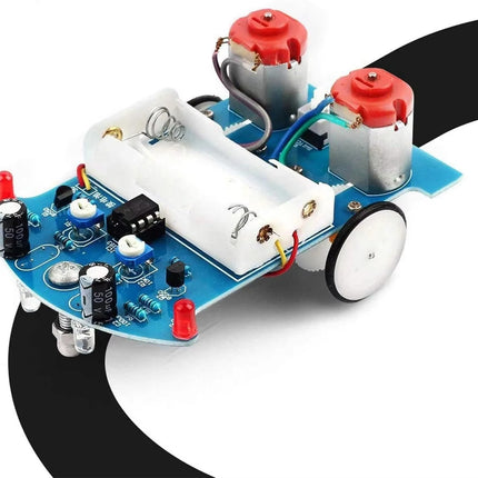 Practice Soldering Learning Electronics Kit Smart Car Soldering Project Kits Line Following Robot Beginners DIY Electronics
