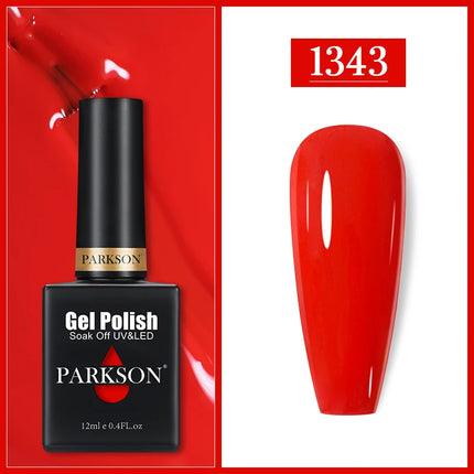 Parkson 12ML Nail Gel Polish HEMA TPO FREE Full Coverage 279 Color Gel Pigment Professional Nail Art Long Lasting Gel Varnish