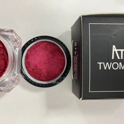 3g Diamond Dust Highlighter Light Red Eye Shadow High Gloss Pearlescent Makeup Paste Halloween Party Brightening Beauty