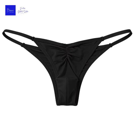 US Size Men's Ice Silk Thongs Briefs Sexy Low-Rise G-String Breathable Seamless T-Back Sports Fitness Underwear Plus Size