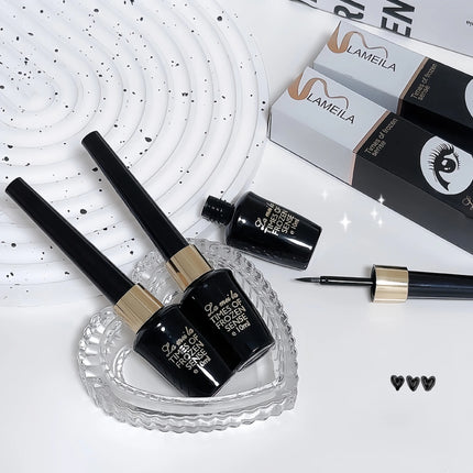 Black Liquid Eyeliner Ultra Fine Natural Smooth Eyeliner Lasting Waterproof Quick Dry Non-Smudging Eye Durable Makeup Cosmetics