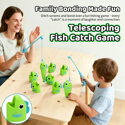 Fishing Battle Board Game Kid Fish Body Stretchable Long Short Competition Fun Family Party Interaction Social Table CreativeToy