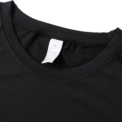 Skull Print Compression Shirts for Men Gym Workout Running Tshirts Sporty Athletic Quick Dry Tees Tops Short Sleeve Rash Guard