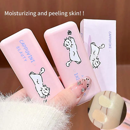3-Color Correcting Concealer Strip Palette Hydrating Eye Brightening Concealer Contour Cream Full Coverage Oil-Control Makeup