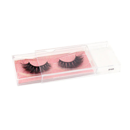 LEHUAMAO Eyelashes 3D Mink Lashes natural mink lashes for daily wear soft lashes Eyelash extension real Eyelash for makeup D103
