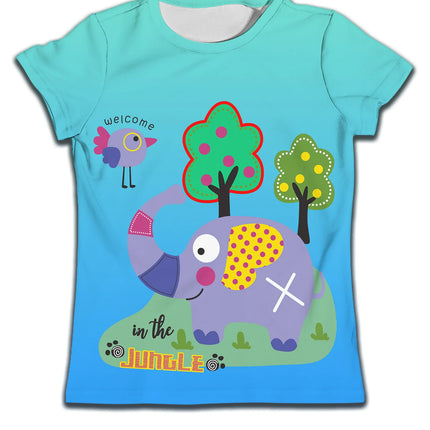 New Cartoon T-shirt Kids Boys Children Clothes Girls Cats Graphic T Shirts Boy Baby Summer Top KID Girl Birthday Short Sleeve