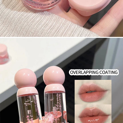 SUSU SKY peach honey jar lip makeup kit moisturizing and nourishing