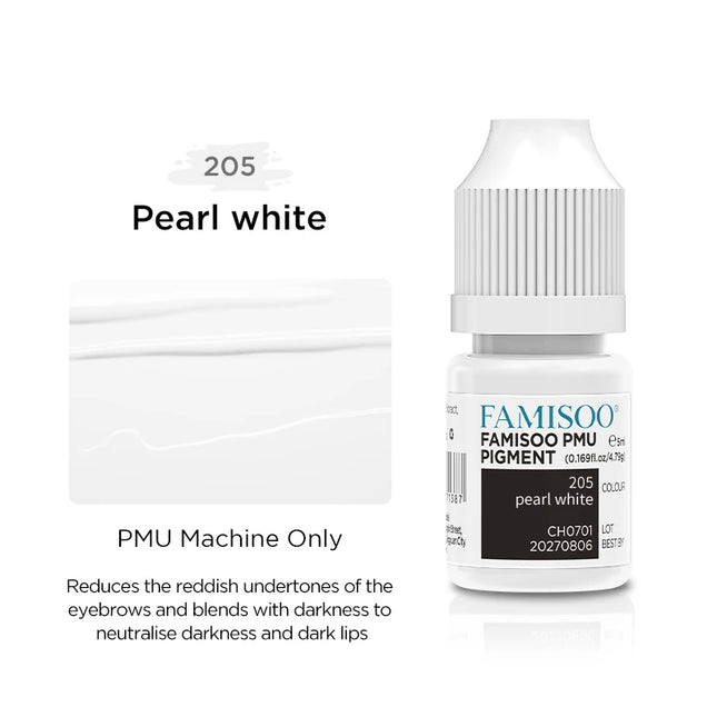 FAMISOO Permanent Makeup Pigment Long-Lasting Makeup Lip Professional Tattoo Inks Lip Pigments 5ml PMU Microblading Eyebrow Ink