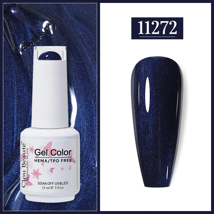 Clou Beaute Gel Nail Polish Neon Brown Royal Blue Red Green Pastal Nude Nail Art Varnishes Gel Lacquer HEMA/TPO FREE UV Gel Nail