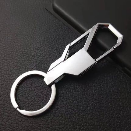 Men Metal Key Chain Simple Business Fashion Car Wallet Carabiner Holder Classical Waist Hanging Pendant Keyring Bag Accessories