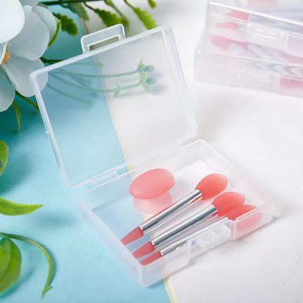 Silicone Lip Balms Lip Mask Brush With Sucker Dust Cover Makeup Brushes Lip Film Brush Anti-lost Dust Cover
