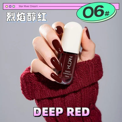 Water-based Nail Polish Tearable Baking Free Solid Color Nail Polish Gel Professional Semi-Permanent Varnish Nail Salon Polish