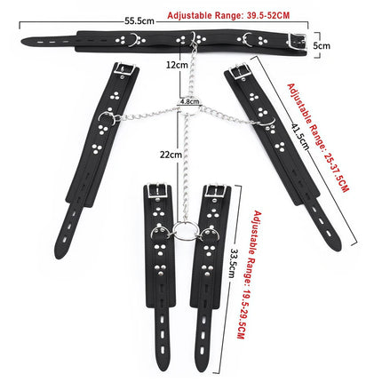 Exotic Accessories Hand Ankle Slave Collar Binding Adult Games Role Play Dildo Handle Spanking Whip Bondage Handcuffs Sexy Shop