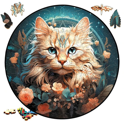 Sunflower Butterfly Jigsaw Wood Puzzle, Difficult To Play Irregular Animal Fragment Puzzle, for Adults Relieve Stress  Gift