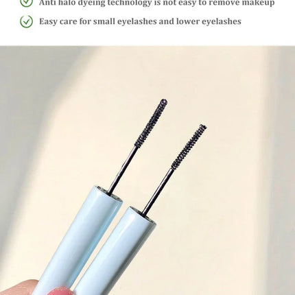 Black Head Mascara Ultra-fine Small Brush Lengthening 3D Lash Eyelash Extension Eye Lashes Long-wearing Black Color Mascara