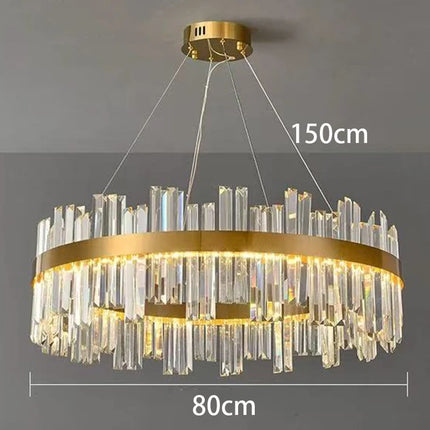home decorationPendant lights, luxury crystal living room chandelier, dining room Pendant lamp, ceiling light, indoor lighting