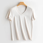 Cream V neck / M