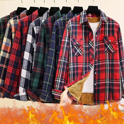Thickened Fleece Winter Shirt Jacket for Women Casual Style Plus Size Slimming Design Versatile Autumn Winter Collection