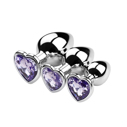 S/M/L Anal Plug Metal Adult Sex Toys For Women Men Crystal Erotic Bullet Butt Plug Stimulator Prostate Massager Intimate Goods