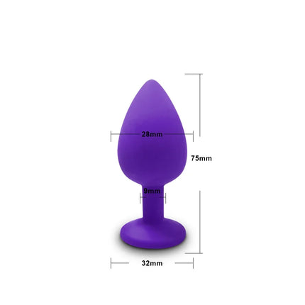 Soft Silicone Anal Butt Plug Unisex Sex Toys Men Prostate Massager Adult Gay Ass Stuffed Anal Trainer Massager for Couples