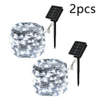 2Pcs white / 7M 50LED
