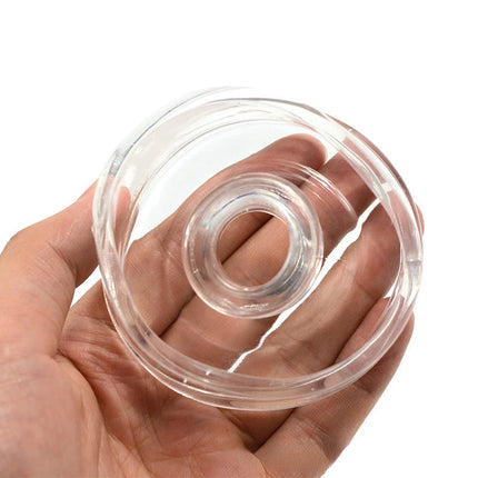 Silicone Sleeve Penis Pump Cylinder Ring Penis Extender Trainer Accessories Penis Erection Enlarger Exerciser Sex Toys For Men