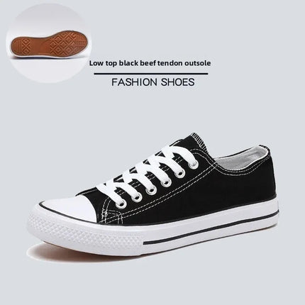 Unisex Casual Canvas Flat Shoes Spring Summer Breathable Rubber Sole Comfortable Slip-On Adults Flat Heel Fashionable Trendy