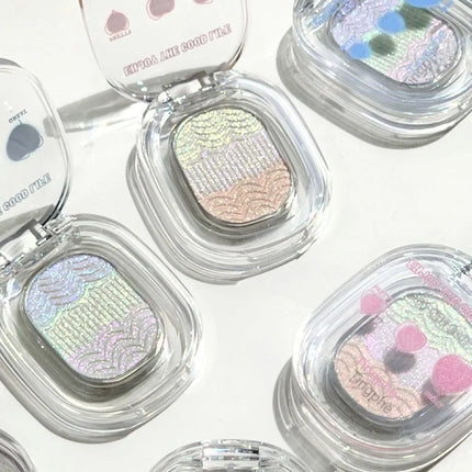 Chameleon Glitter Eyeshadow Highlighter Mashed potato High Gloss Shiny Crystal Brightening Bronzer Highlight Makeup Waterproof