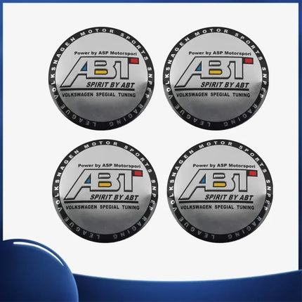 4pcs 56mm Car Wheel Center Sticker for Volkswagen VW GTI ABT Golf 5 6 Polo Passat Tiguan CC Beetle Touran Scirocco Sharan SR32