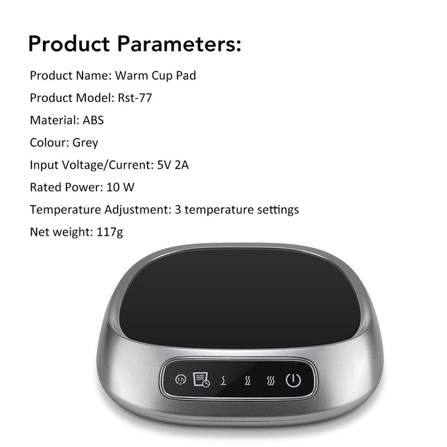 USB Cup Warmer Coffee Smart Constant Temperature Electric Mug Heating Pad Warm Milk Plate Home Office Tea Water Heater Coaster