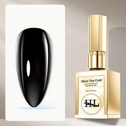 15ml Gel Gel Top Coat and Base Coat Set - Shiny Top Coat, Long Lasting High Gloss,Soak Off LED Nail Lamp Gel Base