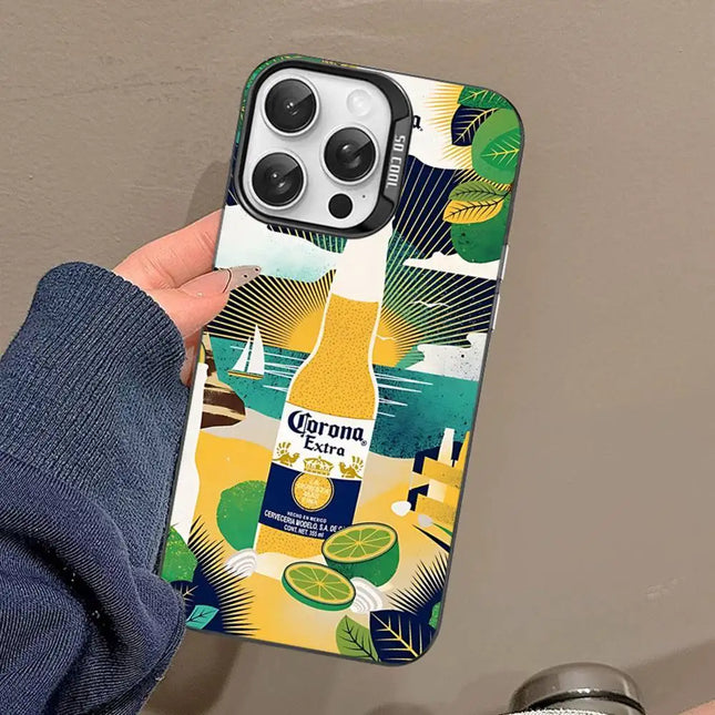 Corona Extra Beer Phone Case For IPhone 17 16 15 14 13 Pro 12 11 Pro Max PLUS Color Back Cover