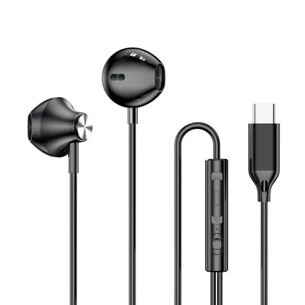 For Samsung Headphones HiFi Surround Sound In-ear USB Type C/3.5mm With wire control Wired Earplugs For Galaxy S24 S23 S22 Ultra