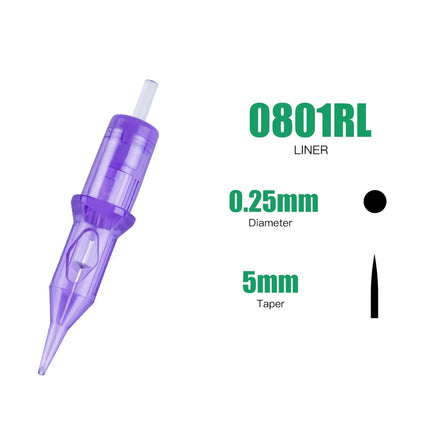 Mast PRO Tattoo Cartridge Needles SMP Art Makeup Needle 1RL 3RL Round Liner Permanent Makeup for Eyeliner Lip Tattoo Supplies