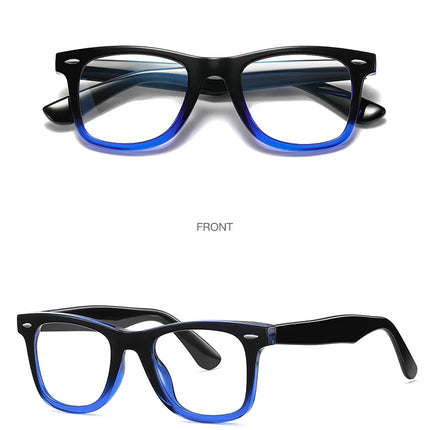 JMISUS Photochromic Optical Eyeglasses for Daily Life Women Men Square Frame Prescription Lenses Lightweight Comfortable Wear
