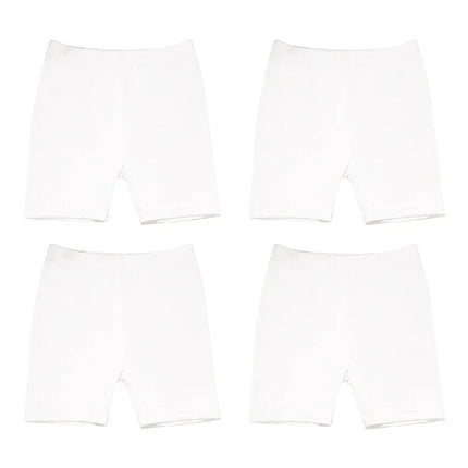 4pcs Girls Short Safety Pants Candy Color Modal Dance Leggings Kids Underwear Children Summer Cute Shorts Underpants 3-12 Years